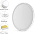 LED Flush Mount Ceiling Light Fixture, 5000K Daylight White, 12 Inch 24W, Flat Modern Round Lighting Fixture, 240W Equivalent White Ceiling Lamp for Kitchens, Stairwells, Bedrooms Easy Install