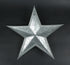 Zeckos Indoor/Outdoor Tooled Edge 12 inch Galvanized Finish Metal Wall Mounted Star