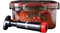 Jim Beam Vacuum Sealed Pump, Removes air from The Marinade Box, Speedy Process, Barbecue and Grilling, Perfect Marination of Beef, Chicken and Fish, Standard, Red