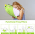 GAGAKU Frog Plush Pillow 15'' Frog Plushie Stuffed Animal Super Soft Animal Pillow Cute Frog Toy Gift for Boys Girls Adults Birthday Valentine's Day Gift