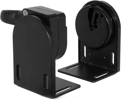 UD Universal Replacement Mounting Bracket for IndoorOutdoor Roller Shade, Roller Blind Accessories (Black Cordless Bracket) QSZJ