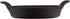 TableCraft Mini Oval Au Gratin Cookware, 24 oz, Black