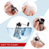 LHS Manual Coffee Grinder Stainless Steel Portable Hand Crank Coffee Mill Grinder Ceramic Conical Burr with Adjustable Coarseness for Home, Office or Traveling