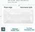 17-Inch Melamine Serving Tray/Platters Set of 2, White & Rectangular | 100% Melamine,Dishwasher Safe,BPA Free