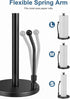 SMARTAKE Paper Towel Holder, Stainless Steel Standing Paper Towel Organizer Roll Dispenser for Kitchen Countertop Home Dining Table, Black