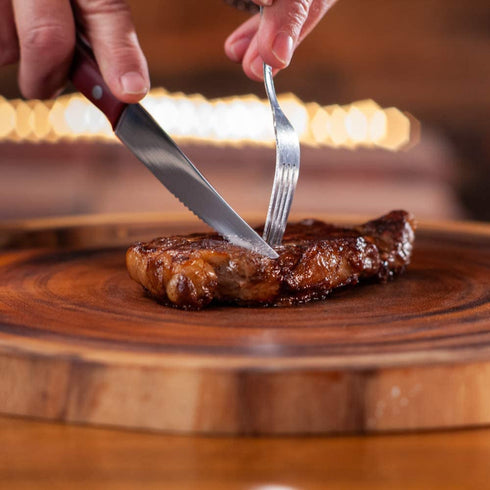 HISTORY - Forged In Fire Carving Knife, Fork 2pc set