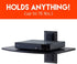 ECHOGEAR Wall Mount Shelf - Steel Floating Shelf Supports 15lbs of Streaming Devices, Gaming Consoles, and Cable Boxes - EGAV1