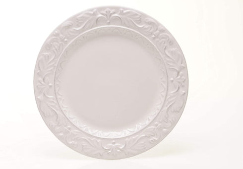 Certified International 14901 Firenze Ivory 11.5" Dinner Plates, Set of 4, White