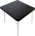 Monibana Cocktail Fitted Spandex Stretch Square Table Covers Caps Elastic Square Tablecloth Black Table Topper 34x34 Inch