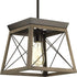 Briarwood Collection 1-Light Coastal Mini-Pendant Light Antique Bronze