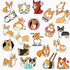 Cute Animal Welsh Corgi Pembroke Stickers (50 PCS) Funny Stickers for Teens, Girls, Adults,Kids - Stickers for Waterbottles,Laptop,Phone,Hydro Flask - Waterproof Vinyl Sticker (Welsh Corgi Pembroke)