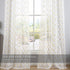 Kotile White and Gold Sheer Curtains for Bedroom - Gold Moroccan Tile Curtain Rod Pocket White Window Curtains 63 Inch Length 2 Panels for Girls Room, W52 x L63 Inches, 1 Pair, Gold White