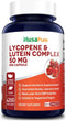 Lycopene & Lutein Complex 50mg 200 Veggie Capsules (Non-GMO & Gluten Free)