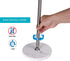 ZCCZ Free Standing Toilet Paper Holder Stand, Bathroom Toilet Roll Tissue Holder Stand Toilet Paper Storage for Bathroom Organization and Storage, Fit Any Size Toilet Rolls, Brushed Nickel