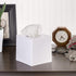 DW‹LLZA HOM‹ Tissue Box Cover Square - Facial Cube Tissue Box Holder Case Dispenser for Bathroom Vanity Countertop, Bedroom Dresser, Office Desk or Night Stand Table, 2 Pack - White