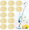 24 Pack Replacement Steam Mop Scent Discs Steam Mop Fragrance Discs Pads Compatible with Bissell Powerfresh and Symphony Series Fits Model 1940, 1806 and 1132, Lemon Fresh Fragrance