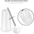 IXO Toilet Brush and Holder, 2 Pack Toilet Brush with 304 Stainless Steel Long Handle, Toilet Bowl Brush for Bathroom Toilet-Ergonomic, Elegant, Durable(Upgraded)