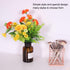 Vbestlife Storage Basket, Rose Gold Iron Storage Basket Organizer Storage Holder Desktop Decor for Home/Office(B)