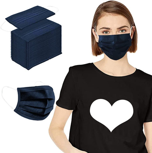 Disposable Face Mask 100 PCS Breathable Safety Masks