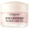 Eye Cream to Reduce Puffiness, Lines and Dark Circles, L'Oreal Paris Skincare Dermo-Expertise Eye Defense Eye Cream with Caffeine and Hyaluronic Acid For All Skin Types, 0.5 oz.