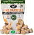 Superior Trading Co. All Natural Fire Starter 10-15 Minute Burn for BBQ, Campfire, Charcoal, Pit, Wood & Pellet Stove, 50 Extra Large Pods, Waterproof for Indoor/Outdoor Fire Starter, Brown