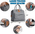 Insulated Lunch Bags for Men Women,Adult Lunch Box Large,Leakproof Lunchbox for Girl,Multi-Pocket Tote Lunch Bag Reusable Cooler Bag for Work, Office, Picnic, Outdoor (Grey)