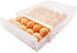 NEWFORCE 30 Grid Single Layer Egg Holder for Refrigerator, BPA Free Egg Storage Container for Fridge, Household Egg Organizer Storage Box for Kitchen & Farm