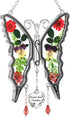 World`s Best Grandma New Butterfly SunCatcher Stained Glass Butterfly Sun Catcher Wind Chime for Windows for Grandma Happy Mother`s Day Valentine's Day Birthday Christmas Thanksgiving Gift