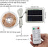 ER CHEN Outdoor Solar String Lights, 99Ft 300LEDs 8 Modes Fairy Lights with RF Remote, Waterproof Copper Wire Lights for Party, Patio, Garden, Yard (Pink)