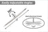 Waterfall Shower Head 12 Inch High Pressure Shower Head XXL Rainfall Shower Head Waterfall Shower Head Rain Shower Head