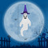 YEGKGO 2PCS 56" Halloween Ghost Windsocks with LED Lights and Hat, Halloween Hanging Windsocks, Outdoor Halloween Decorations for Yard, Patio, Lawn, Garden, Tree
