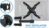 Mount-It! TV Wall Mount Monitor Bracket with Full Motion Articulating Tilt Arm, 15" Extension Arm Fits 17 19 20 22 23 24 26 27 28 29 30 32 35 37 39 42 47 LCD LED Displays up to VESA 200x200