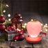 Colorsa Children's Night Light, Cute Silicone Strawberry Lamp Children's Bedside Color Changing Lamp, USB Rechargeable, 3 Modes Touch Switch Gift for Birthday, Christmas (Red)