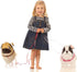 6 Walking Animal Balloons Pet Dog balloons + 18 Pack Dog Photo Booth Props