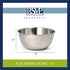 RSVP Endurance 18/8 Stainless Steel 4-Quart Mixing Bowl