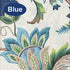 Ellis Curtain Brissac Lined Scallop Valance, 70 x 17, Blue
