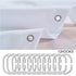FAITOVE Winter Snow Siberian Husky Dog Shower Curtain Cute Animal Puppy Pets Bath Curtain with Hooks Waterproof Bathroom Decor 72"(W) x 72"(H), Polyester Fabric