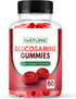 Glucosamine Gummies Extra Strength Joint Support Gummies for Adults, Men and Women, Supports Cartilage, Flexibility and Movement, Chewable Glucosamine Supplement Gummy, Made in USA, 60 Gummies