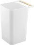 YAMAZAKI home Como Trash Can, One Size, White - 3132