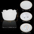 ARDUX LED Floating Candles - Flameless Floating Rose Tea Lights Waterproof Flower Wax Candles Battery-Powered for Wedding Centerpieces Pool Party Decoration (Pack of 4, Warm White)