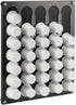 Pemtow Wall-Mount K Cup Coffee Pod Holder Organizer, Double-Deck Acrylic Coffee Pods Storage for Small Spaces, Holds 35 Pods (Capsules Not Included)