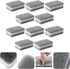 Hemoton 10pcs Kitchen Sponges for Dishes Scrub Sponges Dual-Sided Dishwashing Sponges for Kitchen (Grey)
