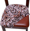 SUBCLUSTER Seat Covers for Dining Room Chairs, Removable Washable Anti-Dust Upholstered Stretch Jacquard Chair Seat Cover for Kitchen, Office (Flowers, 6)