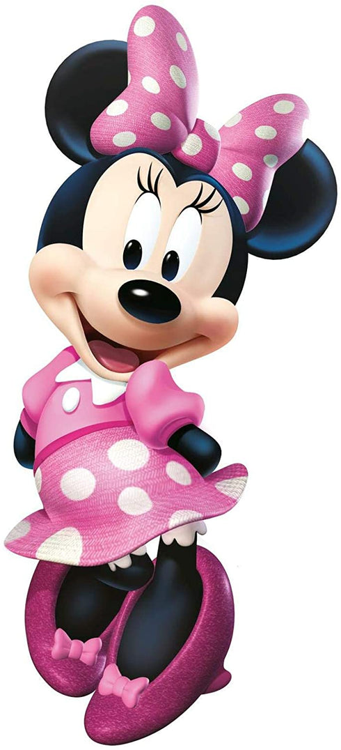 RoomMates RMK2008GM Minnie Bow-Tique Peel and Stick Giant Wall Decal