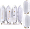 Fashion Small Foldable Jewelry Display Earrings Rings Organizer Box Jewelry Travel Case Small for Women Hanging Necklace Jewelry Storage Box 4 Doors Foldable Screen Necklace Display Rack Jewelry Organizer for Earrings with Mirror (WHITE)