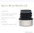 Simple Modern Spirit 25oz Wine Bottle - Double Wall, Vacuum Insulated Wine Bottle with Leak Proof Lid - 18/8 Stainless Steel Shimmer: Aurora
