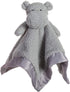 Apricot Lamb Stuffed Animals Hippo Security Blanket Infant Nursery Character Blanket Luxury Snuggler Plush Baby Lovey(Hippo, 13 Inches)