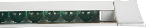 san jamar CK6530A Anodized Aluminum Slide Check Rack, 30 inch Length x 3/4 inch Width x 2 inch Height