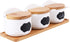 Lawei 3 pack Ceramic Sugar Bowls Set - 9 oz Porcelain Condiment Jar Spice Container with Spoons and Lids for Home and Kitchen