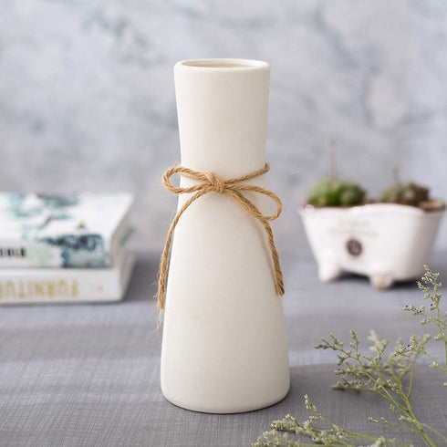 WEIDILIDU White Ceramic Vase Modern Home Decoration Porcelain Vase Vase Matte White Design (weidi-716 White)